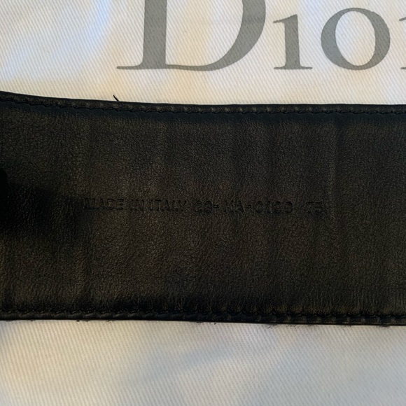 Authentic Large Diorquake Logo Belt - Picture 8 of 11